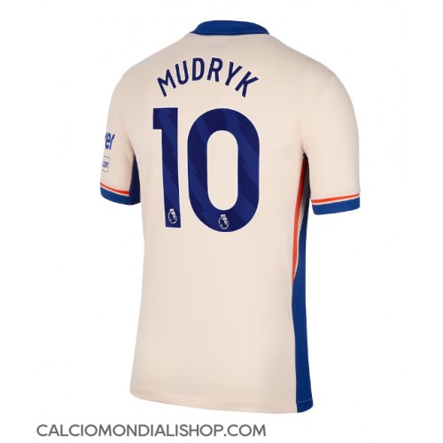 Maglie da calcio Chelsea Mykhailo Mudryk #10 Seconda Maglia 2024-25 Manica Corta